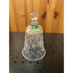 Waterford Crystal Cut Glass Bell 4.5" Etched Mark Seahorse Foil Label Ireland